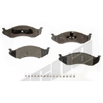 Order Front Ceramic Pads by AGNA BRAKES - CXD477 For Your Vehicle