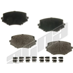 Order Front Ceramic Pads by AGNA BRAKES - CXD635 For Your Vehicle