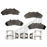 Order Front Ceramic Pads by AGNA BRAKES - CXD652 For Your Vehicle