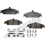 Order Front Ceramic Pads by AGNA BRAKES - CXD727 For Your Vehicle