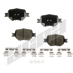 Order Front Ceramic Pads by AGNA BRAKES - CXD817 For Your Vehicle