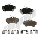 Order Front Ceramic Pads by AGNA BRAKES - CXD841 For Your Vehicle