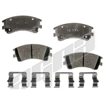 Order Front Ceramic Pads by AGNA BRAKES - CXD957 For Your Vehicle