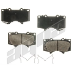 Order Front Ceramic Pads by AGNA BRAKES - CXD976 For Your Vehicle