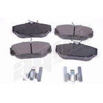 Order Front Ceramic Pads by AGNA BRAKES - PLD601C For Your Vehicle