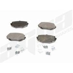 Order Front Ceramic Pads by AGNA BRAKES - PLD680C For Your Vehicle