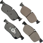 Order Front Ceramic Pads by AKEBONO - EUR1838 For Your Vehicle