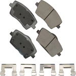 Order Front Ceramic Pads by AKEBONO - EUR2137 For Your Vehicle