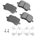 Order Front Ceramic Pads by AKEBONO - ACT1160 For Your Vehicle
