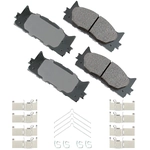 Order AKEBONO - ACT1222A - Front Ceramic Pads For Your Vehicle