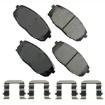 Order Front Ceramic Pads by AKEBONO - ACT1397A For Your Vehicle