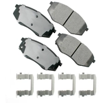 Order Front Ceramic Pads by AKEBONO - ACT1447 For Your Vehicle