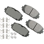 Order Front Ceramic Pads by AKEBONO - ACT1628 For Your Vehicle