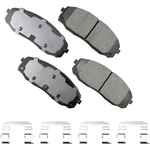 Order Front Ceramic Pads by AKEBONO - ACT1814 For Your Vehicle