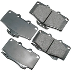 Order AKEBONO - ACT436 - Front Ceramic Pads For Your Vehicle