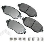 Order Front Ceramic Pads by AKEBONO - ACT619A For Your Vehicle