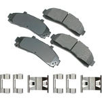 Order Front Ceramic Pads by AKEBONO - ACT652 For Your Vehicle