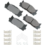 Order Front Ceramic Pads by AKEBONO - ASP1222A For Your Vehicle