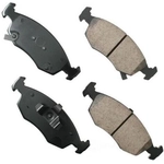 Order Front Ceramic Pads by AKEBONO - EUR1568 For Your Vehicle