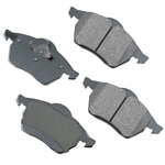 Order Front Ceramic Pads by AKEBONO - EUR555A For Your Vehicle