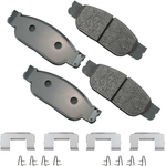 Order Front Ceramic Pads by AKEBONO - EUR805 For Your Vehicle