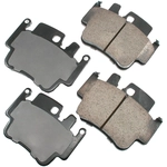 Order Front Ceramic Pads by AKEBONO - EUR917 For Your Vehicle