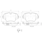 Order Front Ceramic Pads by BREMBO - P06093N For Your Vehicle