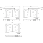 Order Front Ceramic Pads by BREMBO - P23078N For Your Vehicle