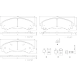 Order Front Ceramic Pads by BREMBO - P24241N For Your Vehicle
