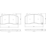 Order Front Ceramic Pads by BREMBO - P24244N For Your Vehicle