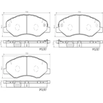 Order Front Ceramic Pads by BREMBO - P28102N For Your Vehicle