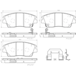 Order Front Ceramic Pads by BREMBO - P30096N For Your Vehicle