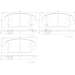 Order Front Ceramic Pads by BREMBO - P30128N For Your Vehicle