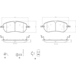 Order Front Ceramic Pads by BREMBO - P36038N For Your Vehicle