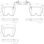 Order Front Ceramic Pads by BREMBO - P85078N For Your Vehicle