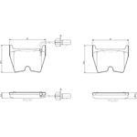 Order Front Ceramic Pads by BREMBO - P85138N For Your Vehicle