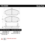 Order Front Ceramic Pads by CENTRIC PARTS - 103.05680 For Your Vehicle