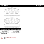 Order Plaquettes avant en céramique par CENTRIC PARTS - 103.09030 For Your Vehicle
