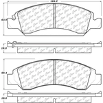 Order Plaquettes avant en céramique par CENTRIC PARTS - 103.13630 For Your Vehicle