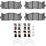 Order Front Ceramic Pads by DYNAMIC FRICTION COMPANY - 1551-1293-01 For Your Vehicle