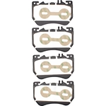Order Front Ceramic Pads by DYNAMIC FRICTION COMPANY - 1551-2456-00 For Your Vehicle