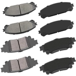 Order EUROROTOR - ID923H - Front Ceramic Pads For Your Vehicle