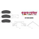 Order Front Ceramic Pads by EUROROTOR - ID1094H For Your Vehicle