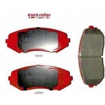 Order Front Ceramic Pads by EUROROTOR - ID1188H For Your Vehicle
