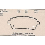 Order EUROROTOR - ID1454A-H - Front Ceramic Pads For Your Vehicle