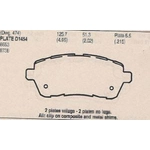 Order EUROROTOR - ID1454H - Front Ceramic Pads For Your Vehicle