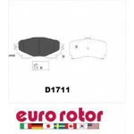 Order Front Ceramic Pads by EUROROTOR - ID1711H For Your Vehicle