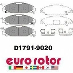 Order Plaquettes avant en céramique  by EUROROTOR - ID1791H For Your Vehicle