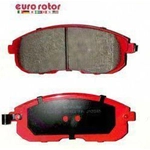 Order EUROROTOR - ID815A-H - Front Ceramic Pads For Your Vehicle
