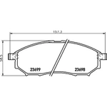 Order Front Ceramic Pads by HELLA PAGID - 355033301 For Your Vehicle